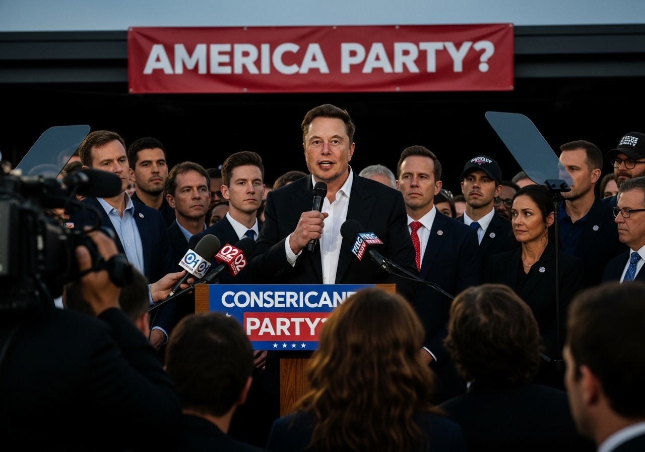 Musk’s New Party Stirs Chaos for Conservatives
