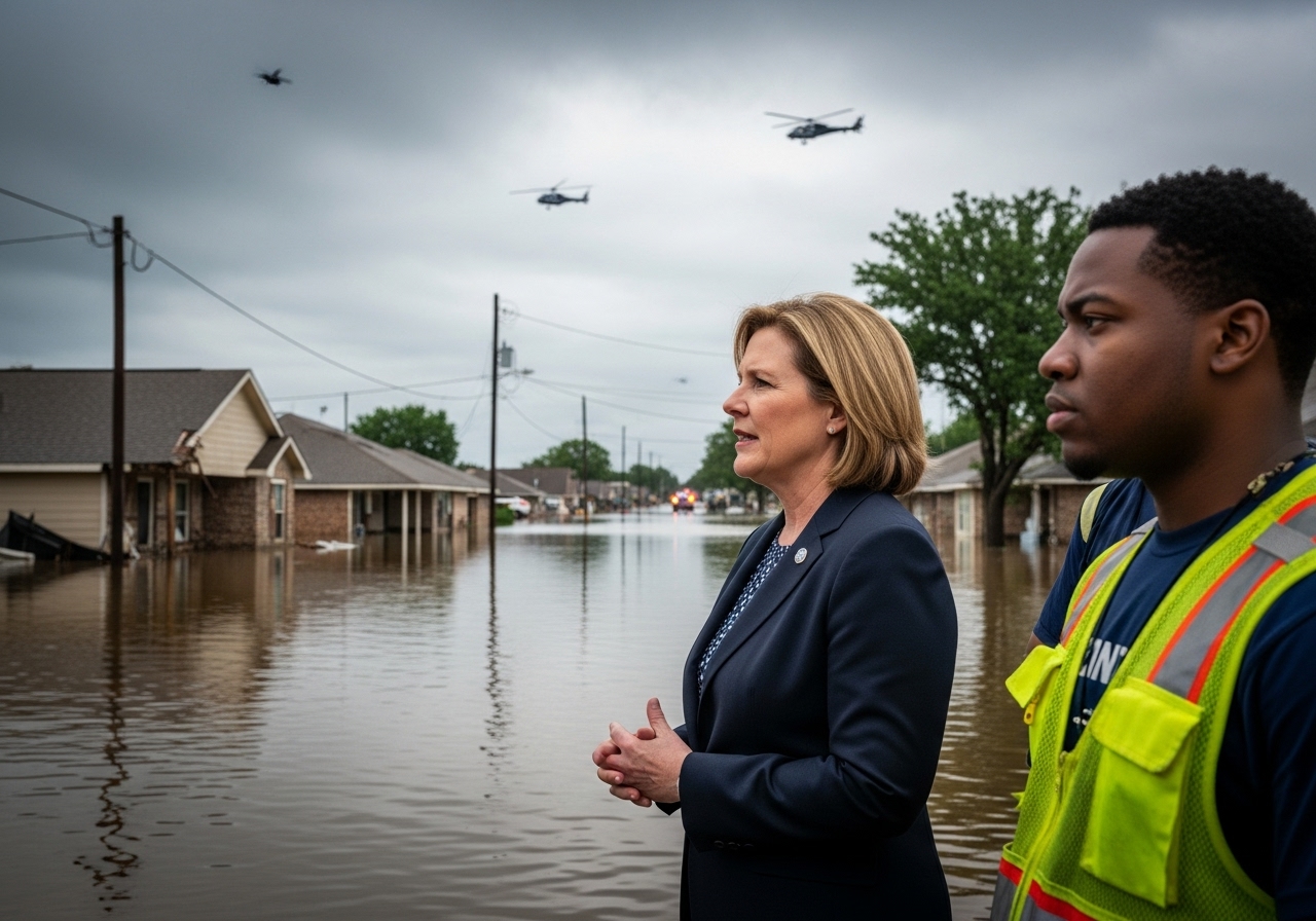 Democrats Target Noem Amid Texas Flood Fallout