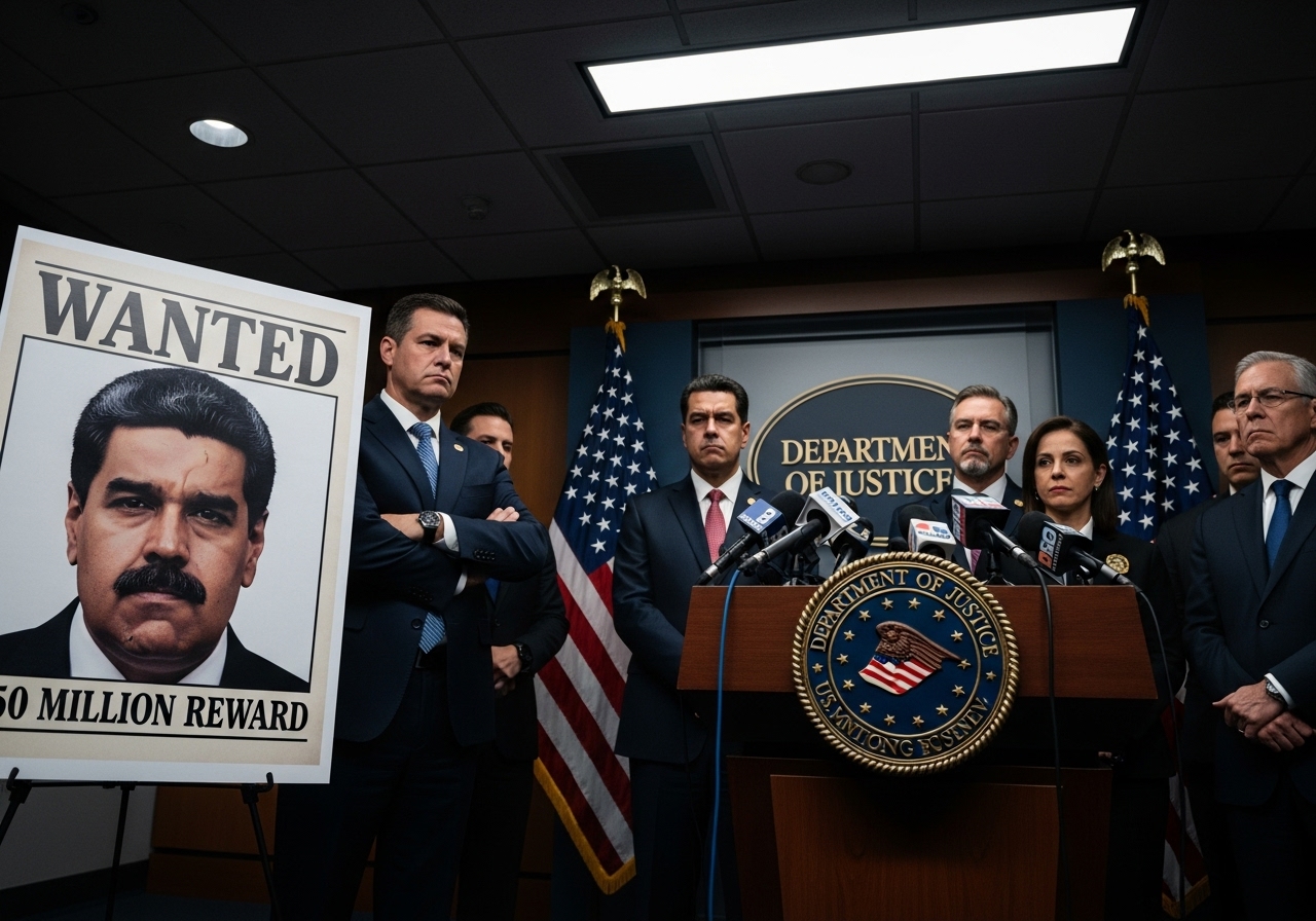 $50 Million Bounty: U.S. Turns Heat on Maduro