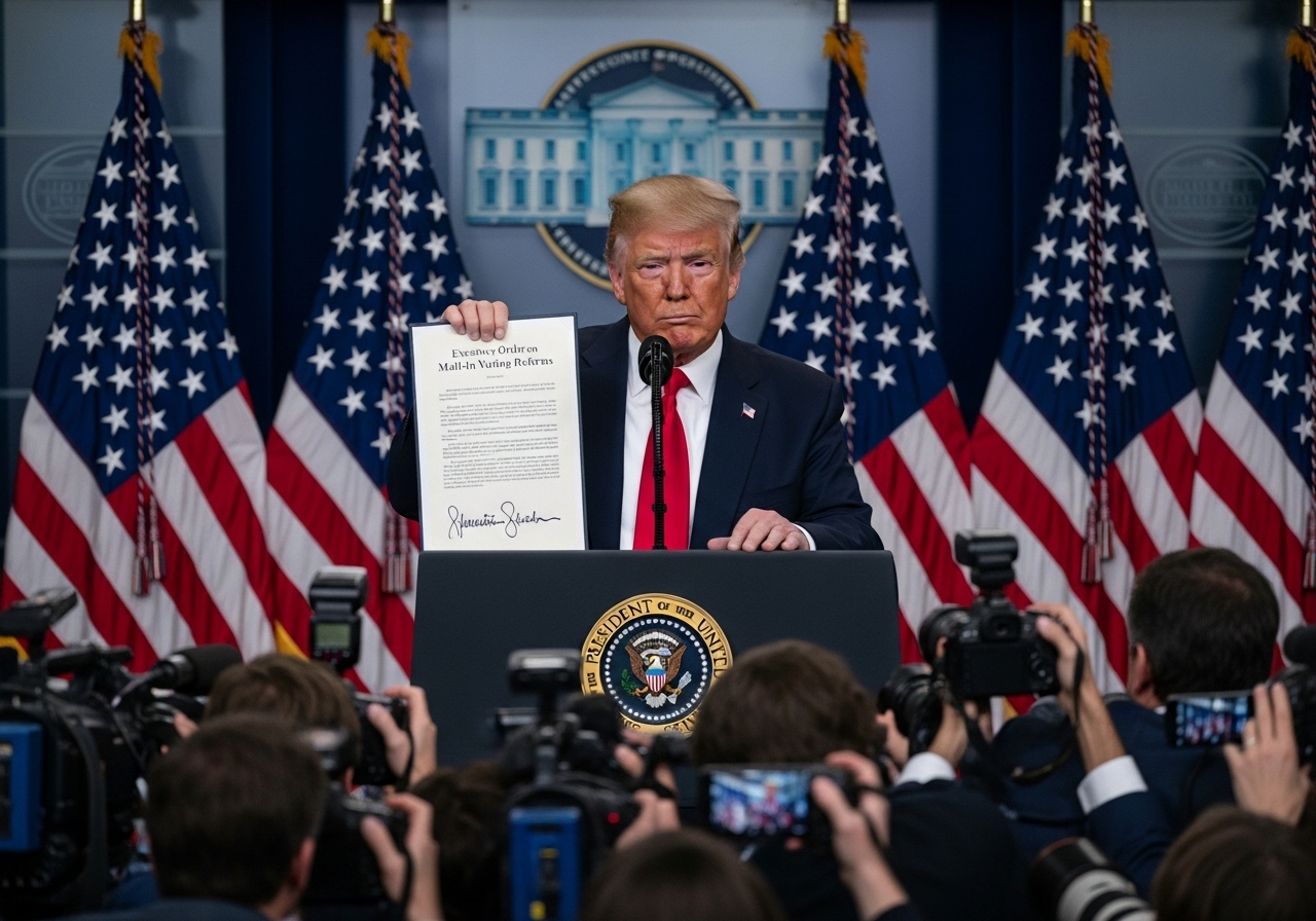 Trump Declares War on Mail-In Voting