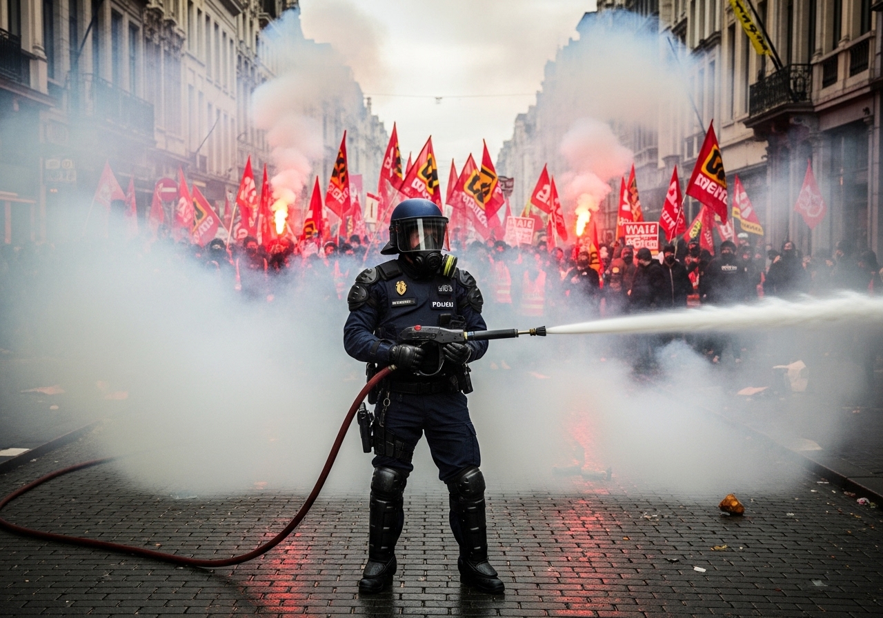 Massive Protests Rock Belgium Amidst Government Reforms