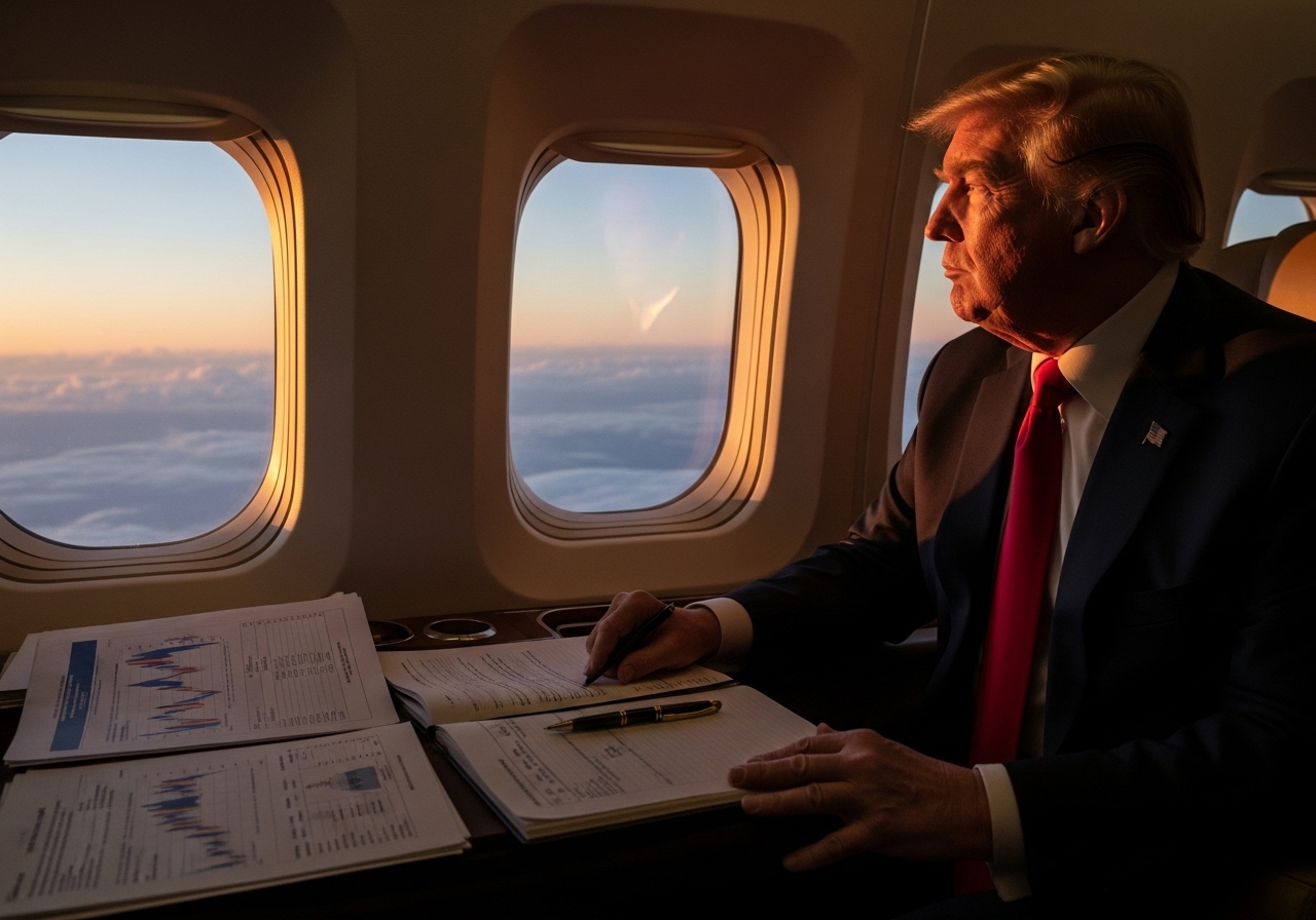 Trump Teases Fed Chair Pick, Smiles At Speculation