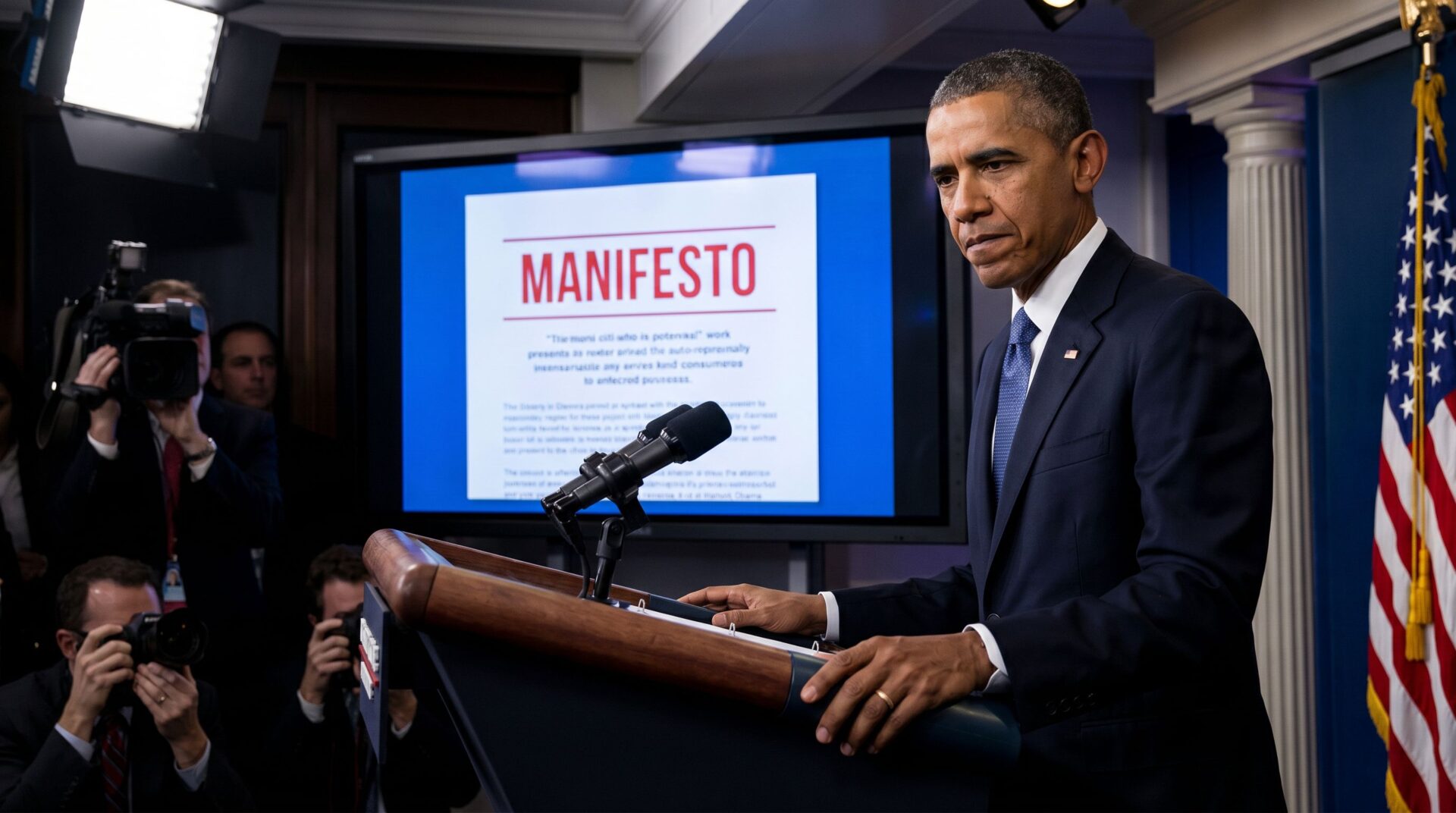 Obama Can Read a Teleprompter But Not a Manifesto — Claims ‘We Don’t Know’ WHCD Shooter’s Motive After the Guy Literally Wrote It Down